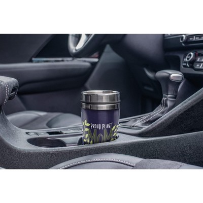 Elanze Designs Proud Plant Mom 16 Ounce Blue Stainless Steel Travel Tumbler