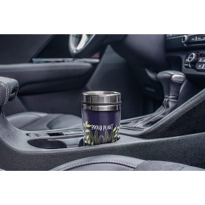 Elanze Designs Proud Plant Mom 16 Ounce Blue Stainless Steel Travel Tumbler - 1 of 2