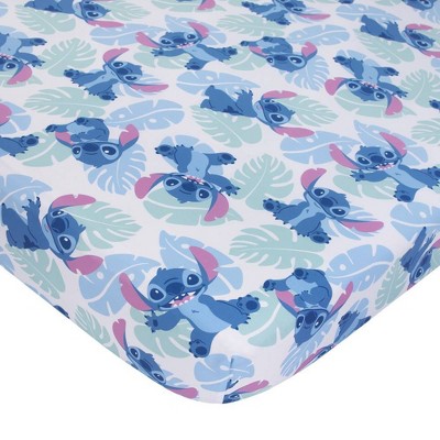 Disney Stitch Fitted Crib Sheet