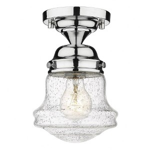 Z-Lite Vaughn 1 - Light Flush Mount in  Chrome - 1 of 4