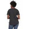 RAE DUNN - Women's Short Sleeve Shirttail Hem T-Shirt - 3 of 4