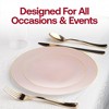Smarty Had A Party Pink w/ Gold Organic Plastic Wedding Set - 20 Sets - 4 of 4