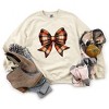 Simply Sage Market Women's Graphic Sweatshirt Coquette Fall Plaid - 3 of 4