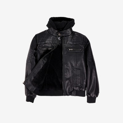 X RAY Kids and Boys PU Jacket With Lining