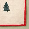 Set of 4 Cloth Cocktail Embroidered Tree Napkins - Hearth & Hand™ with Magnolia - 3 of 3