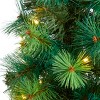 Nearly Natural 4-ft Assorted Green Scotch Pine Artificial Christmas Tree with 70 LED Lights - 3 of 4