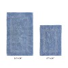 Lux Premium 100% Cotton Tufted Solid Reversible 2 Piece Bath Rug Set – Ultra-Soft, Water-Absorbent, Durable, Machine Washable Bathroom Rug - 2 of 4