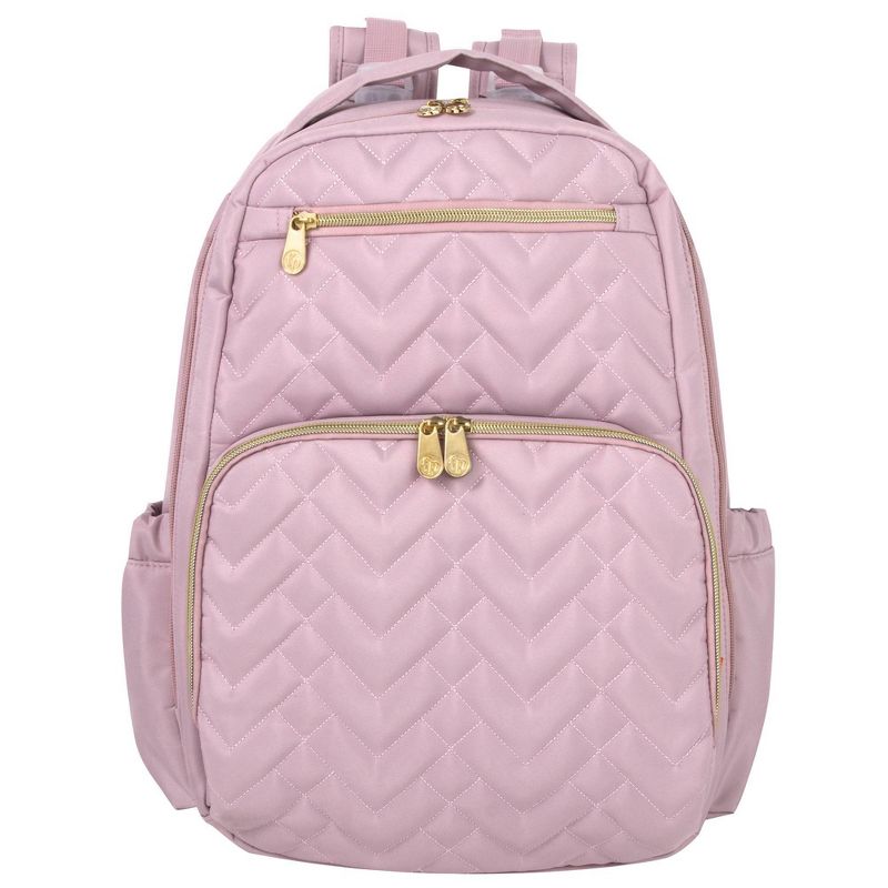 Fisher-Price Morgan Quilted Diaper Backpack, 3 of 14