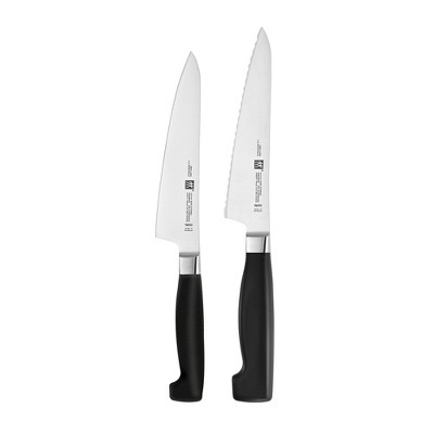 ZWILLING J.A. Henckels Four Star 7-Piece Self-Sharpening Knife Block Set &  Reviews