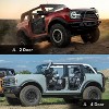 Off Road Tubular Trail Doors with Side Mirrors for Wrangler JL JLU 2018-2025 ¨C Set of 4 Front & Rear Half Tube Doors - 3 of 4