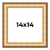 PosterPalooza | Square Traditional Gold Picture Frame - UV Acrylic, Foam Board Backing, Hanging Hardware - 2 of 4