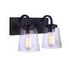 Craftmade Lighting Elsa 2 - Light Vanity in  Flat Black - 4 of 4