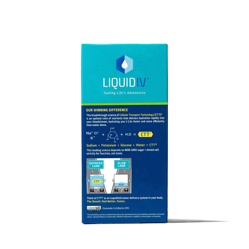 Liquid I.V. Hydration Multiplier Vegan Powder Electrolyte Supplements - Watermelon - 0.56oz each/10ct, 3 of 9