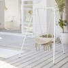 KTMBDW Hammock Chair Stand, Heavy-Duty Steel 300LBS Multi-Use Hammock Stand for Outdoor Indoor, Swing Chair not Include - 3 of 4