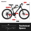 26" Steel Mountain Bike, 21-Speed, Disc Brakes, Anti-Slip Tires, Easy Assembly - 2 of 4