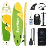 VYNXARIA Inflatable Stand Up Paddle Board 11'*34"*6" With Accessories,Light Green - 2 of 4