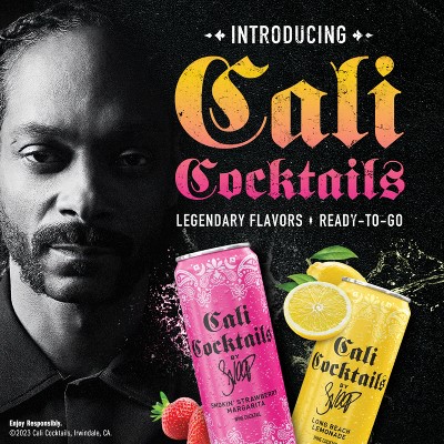 Cali Cocktails Smokin' Strawberry Margarita - 4pk/355ml Cans