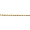 Black Bow Jewelry 2.75mm, 10k Yellow Gold Lightweight D/C Rope Chain Bracelet - 2 of 4