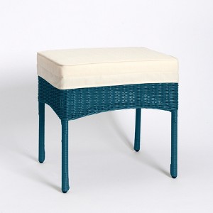 BrylaneHome Roma All-Weather Resin Wicker Ottoman - 1 of 1