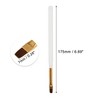 Unique Bargains Flat-mouthed Nail Painting Brushes for Home DIY Gold Tone Clear White 1 Pc - 4 of 4