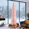 Bella Depot 8ft Pencil Christmas Tree ,pink - 2 of 4
