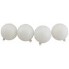 Northlight 16ct Shatterproof 4-Finish Christmas Ball Ornament Set 3” - White - 3 of 4