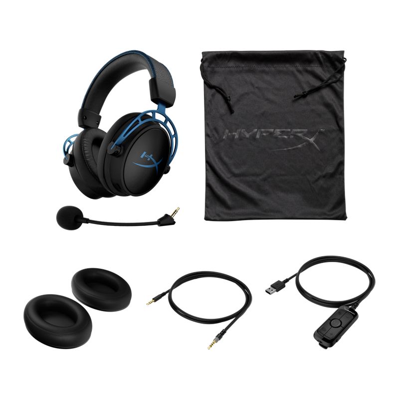 HyperX Cloud Alpha S - Gaming Headset (Black-Blue), 2 of 8