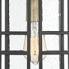 Possini Euro Design Arley Modern Outdoor Hanging Light Black Geometric Frame 12 1/2" Seedy Glass for Post Exterior Barn Deck House Porch Yard Patio - 3 of 4