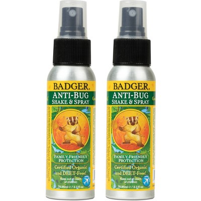 Badger Anti-Bug Shake & Spray - 2.7oz/2pk