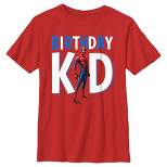 Boy's Spider-Man Birthday Kid Superhero T-Shirt