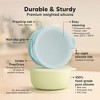 2-Pack Prep Baby Bowls with Suctions & Lids, Silicone Bowls for Baby Boy, Girl, Toddler Suction Bowl, Kids Bowl BPA-Free - 2 of 4