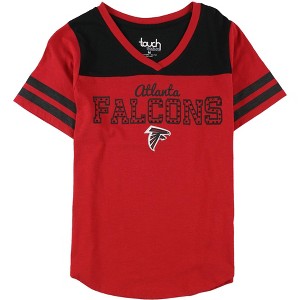 Touch by G-III Womens Atlanta Falcons Embellished T-Shirt - 1 of 2