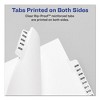 Avery Preprinted Legal Exhibit Side Tab Index Dividers, Avery Style, 27-Tab, A to Z, 11 x 8.5, White, 1 Set - 2 of 4
