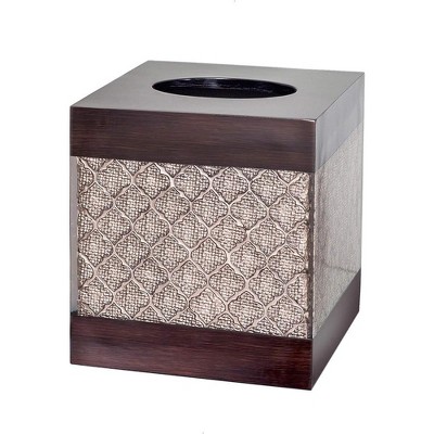 Creative Scents Rustic Luxe Tissue Box Cover Square