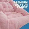 Comfy Chair for Adults, Soft Faux Fur Folding Lounge for Bedroom Living Room Dorm Rooms Flexible Reading Chair for Teens Kids, X-Large Foldable - 3 of 4