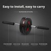 Paaaawaters Abdomen Wheel Roller Home Gym Roller Core Exercise Non-Slip Fitness Training Sports Equipment - 4 of 4