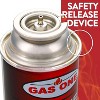 GasOne 12 Pack 8oz Camping Fuel Canisters for Portable Stoves - UL Safety Certified - 4 of 4