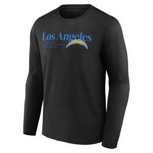 NFL Los Angeles Chargers Men's Black Long Sleeve T-Shirt - 1 of 3