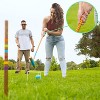 GoSports Premium Wood Stained Six Player Croquet Set with Handcrafted Wooden Stand - image 2 of 4