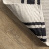 Nuloom Clarissa Cotton Flatweave Casual Stripe Indoor Area Rug 8x10, Off-White - 4 of 4