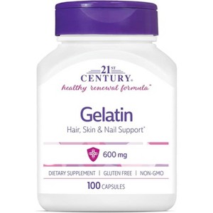 21st Century Gelatin 600 mg 100 Capsules. - 1 of 4