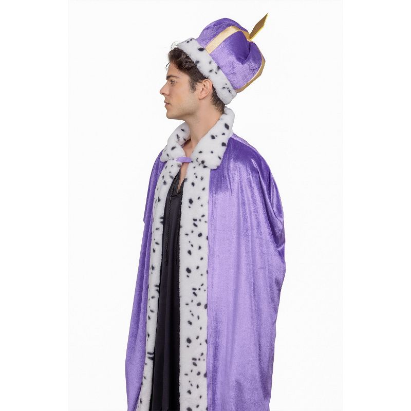 Toynk Royal King Cape and Crown Adult Costume Set | One Size Fits Most, 3 of 6