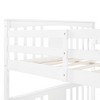 Sapphtopaz Space-Saving Bunk Bed for Teens/Adults, Simple Convertible Wooden Bed Frame with Ladder & Guardrails for Bedroom, Kids Room - 3 of 4