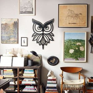 Minerva Owl Metal Wall Art - Greek Goddess Athena Symbol, Home Wall Decor - 1 of 4