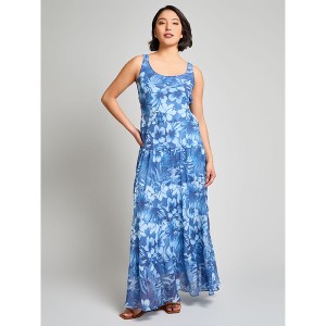 Jones New York Sleeveless Tiered Maxi Dress - 1 of 3