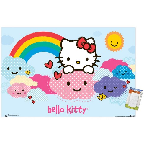 Trends International Hello Kitty - Clouds Unframed Wall Poster