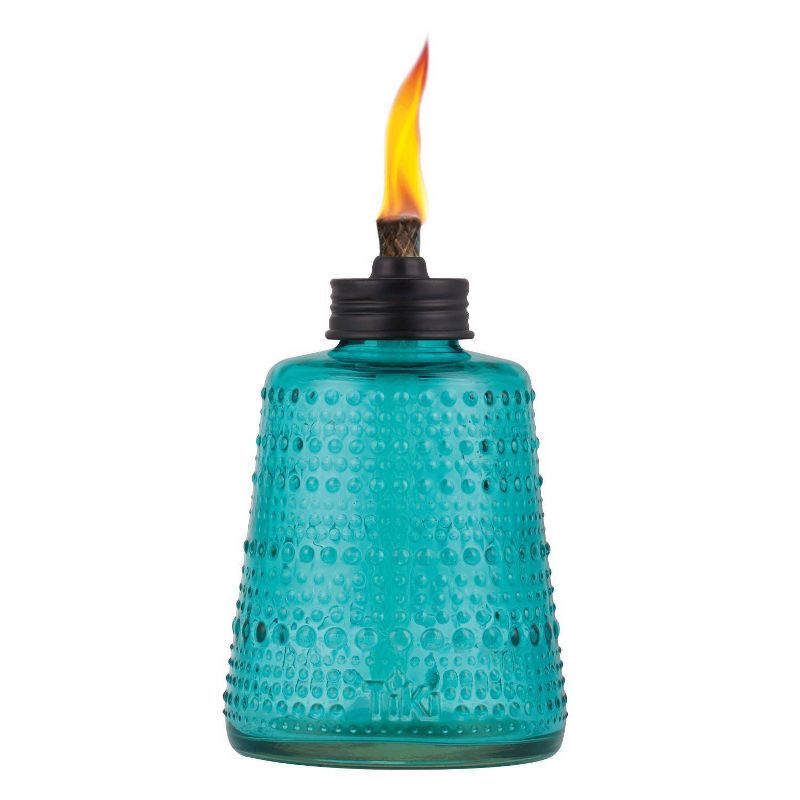 Outdoor Carnival Glass Torch - Blue - TIKI, 3 of 5