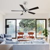 Parrot Uncle 52" Modern LED Ceiling Fan with Light and Remote Control - 2 of 4