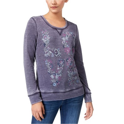Style & Co. Womens Puff Paint Sweatshirt