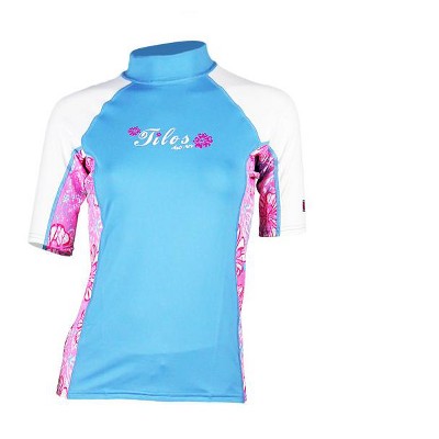 Tilos Women's 6oz Anti-UV Short Sleeve Rash Guard : Target